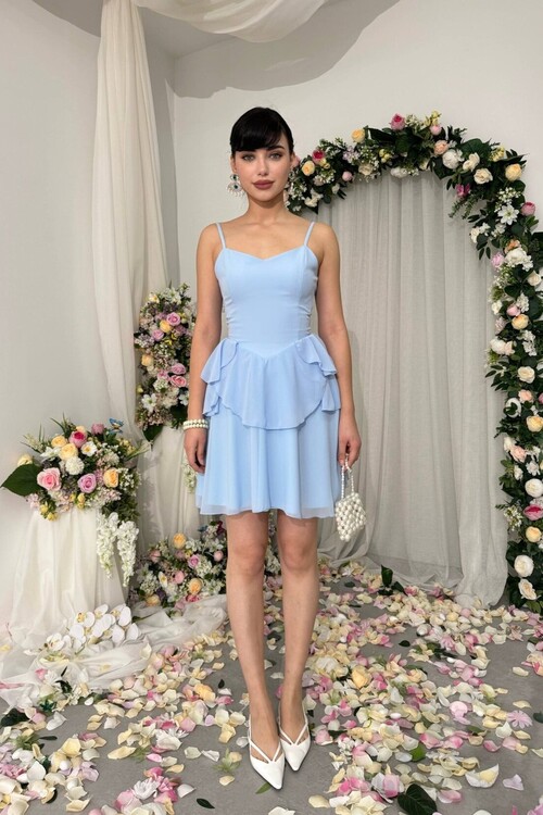 Panl İp Askılı Elbise