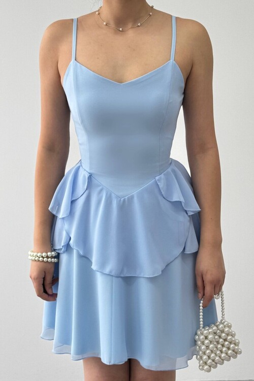 Panl İp Askılı Elbise