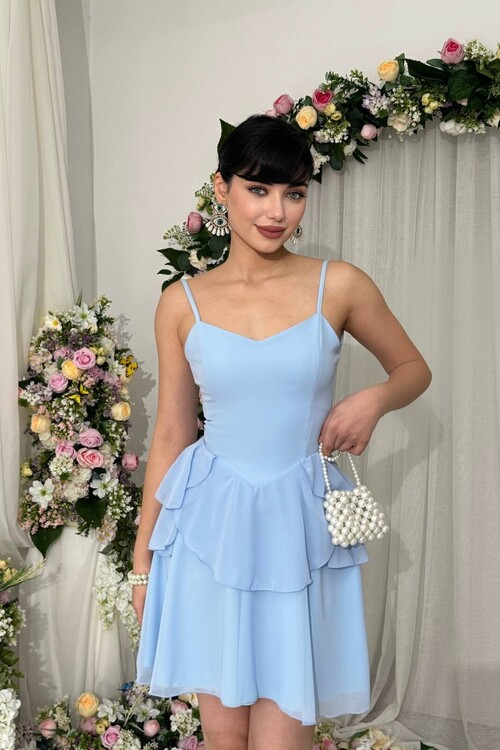 Panl İp Askılı Elbise