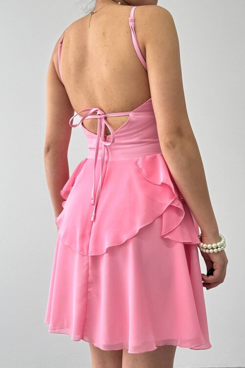 Panl İp Askılı Elbise