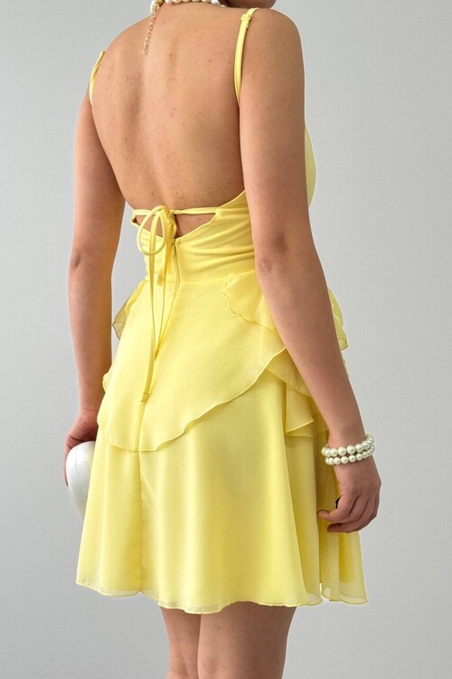 Panl İp Askılı Elbise