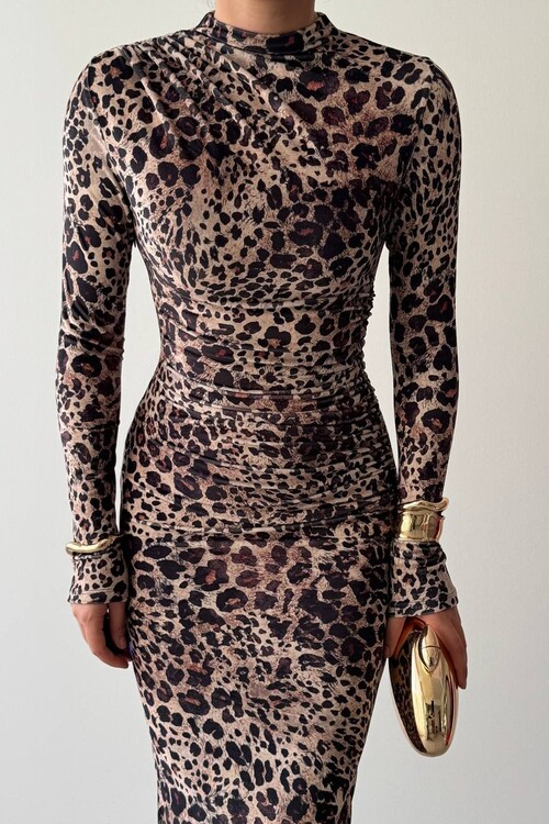 Paper Boğazlı Elbise