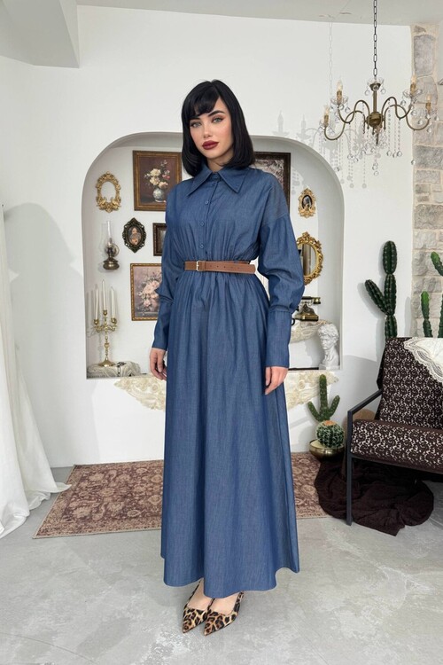 Peju Denim Elbise