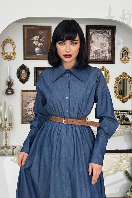 Peju Denim Elbise