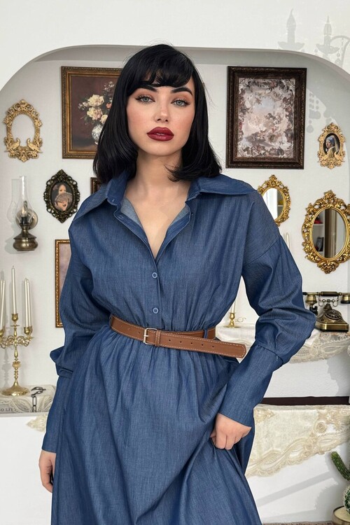 Peju Denim Elbise