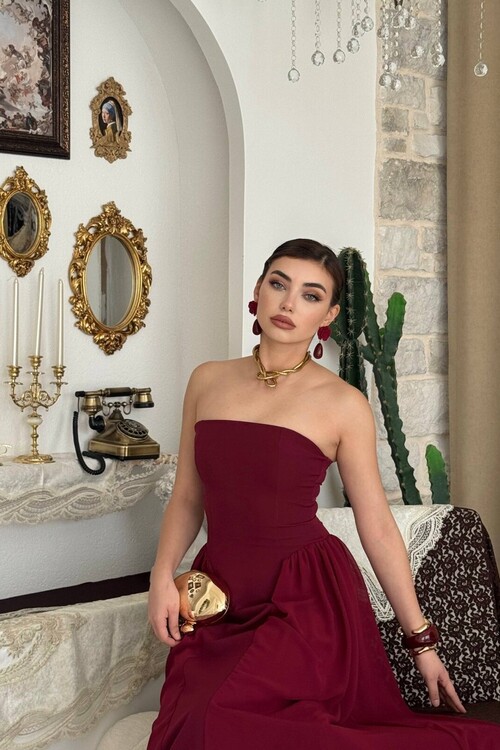 Reny Strapless Dress