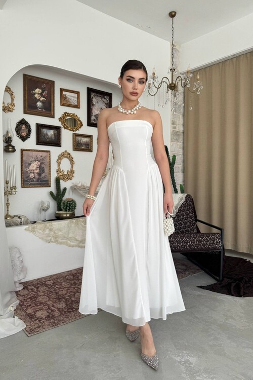 Reny Strapless Dress