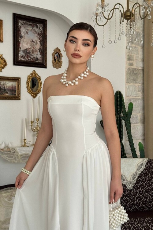 Reny Strapless Dress