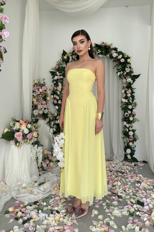 Reny Strapless Dress