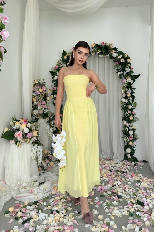 Reny Strapless Dress