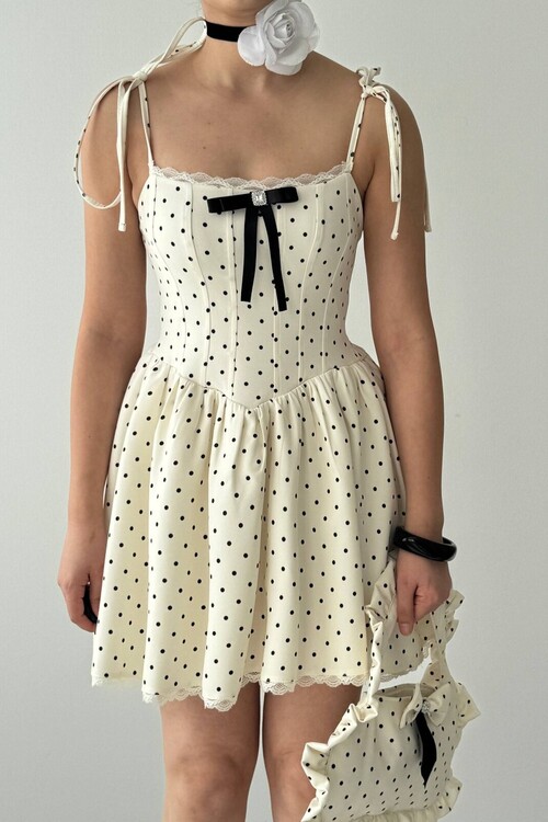 Seuss Broş Detaylı Elbise