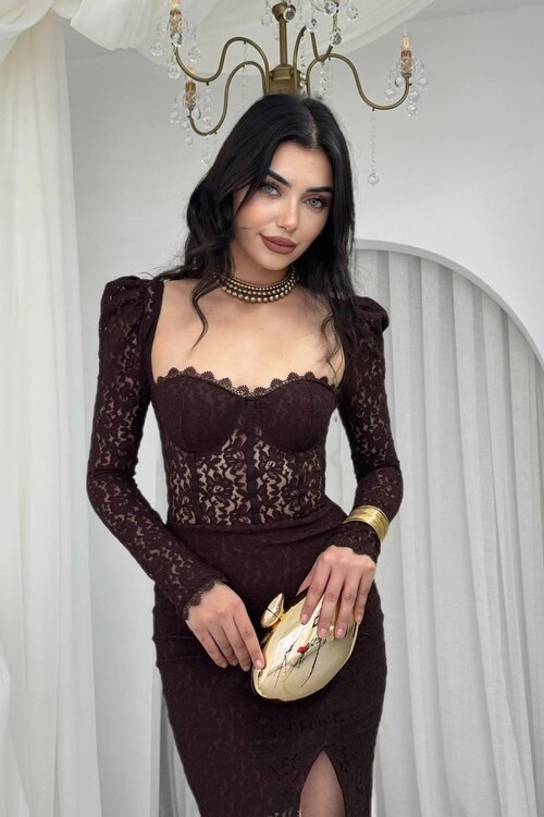 Siena Slit Detailed Dress