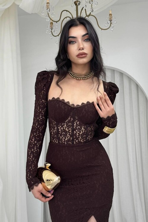 Siena Slit Detailed Dress