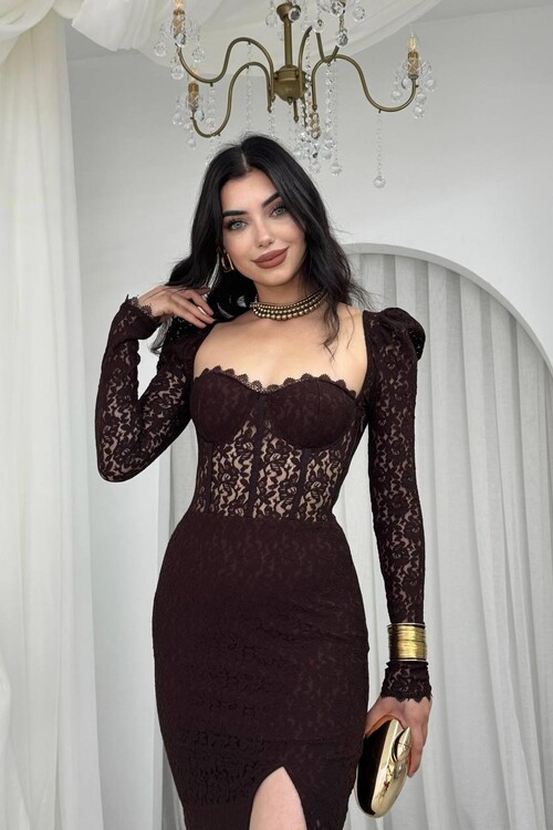 Siena Slit Detailed Dress