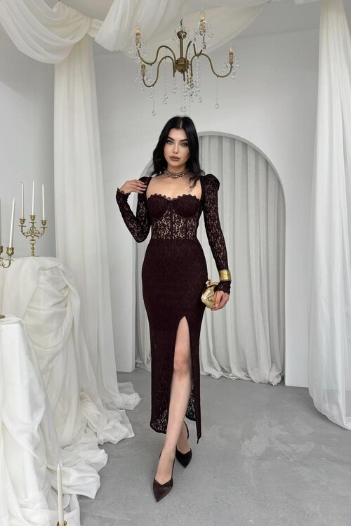 Siena Slit Detailed Dress