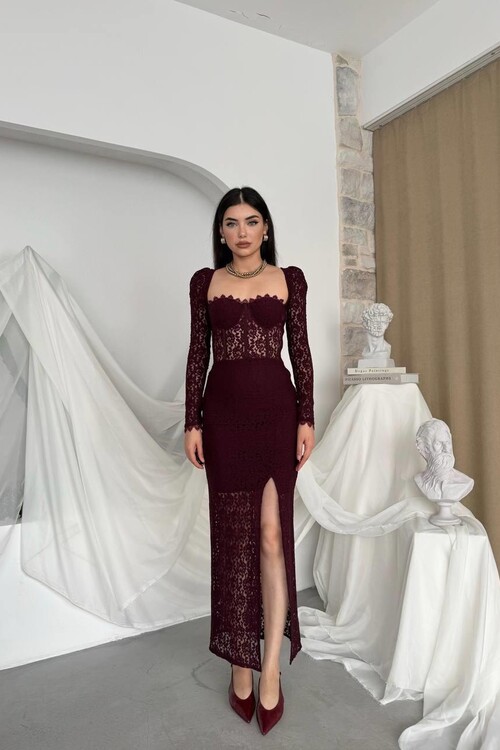 Siena Slit Detailed Dress