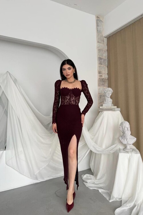 Siena Slit Detailed Dress