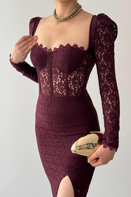 Siena Slit Detailed Dress