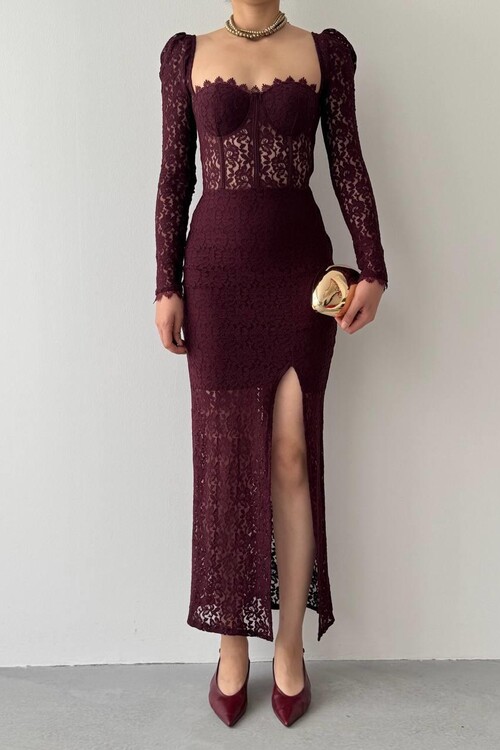 Siena Slit Detailed Dress
