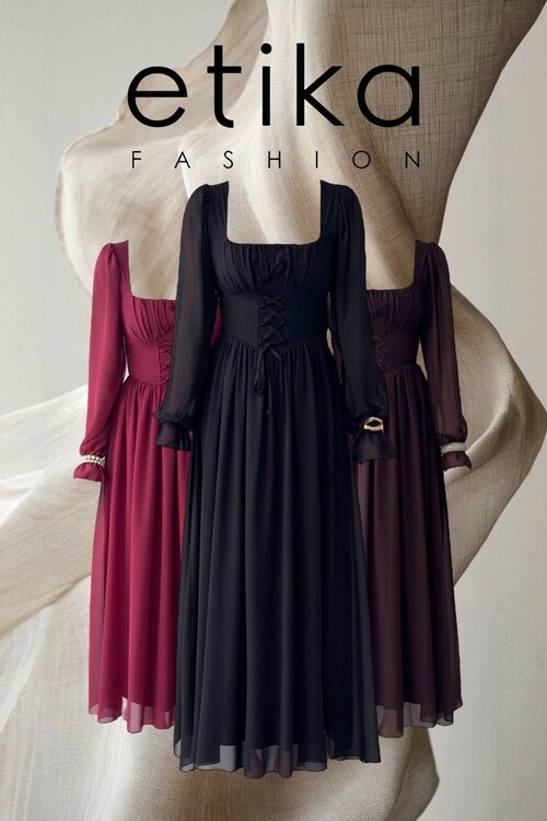 Tamo Korsaj Bağlama Elbise