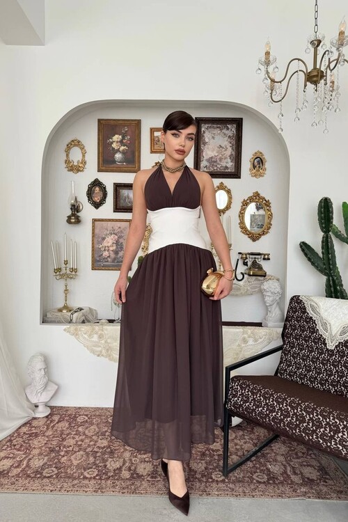 Unre Korse Görünümlü Elbise