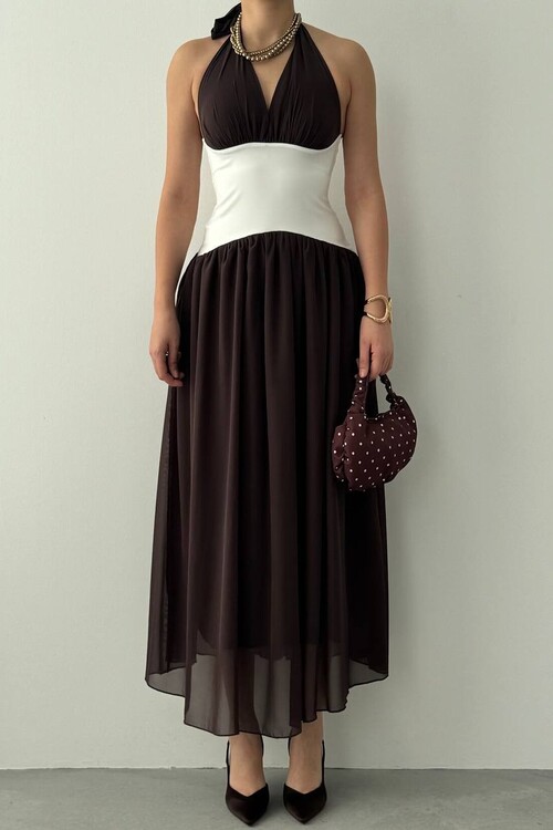 Unre Korse Görünümlü Elbise