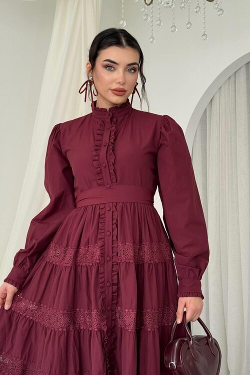 Verno Kemer Detaylı Elbise