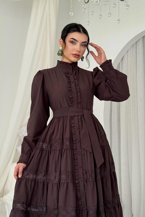 Verno Kemer Detaylı Elbise