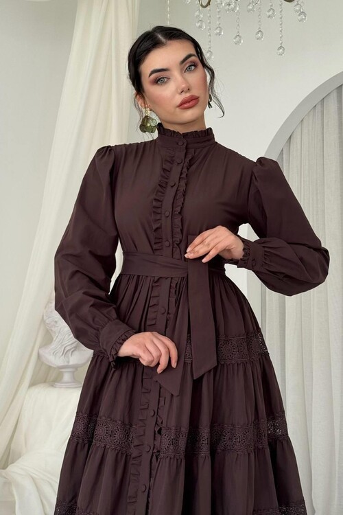 Verno Kemer Detaylı Elbise