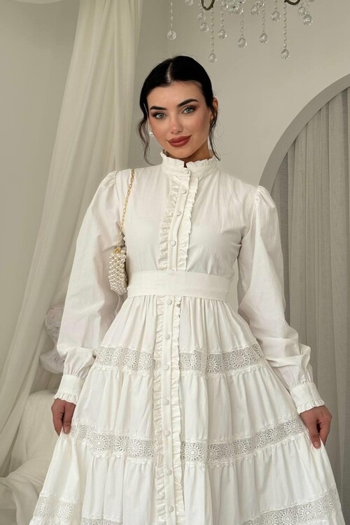 Verno Kemer Detaylı Elbise