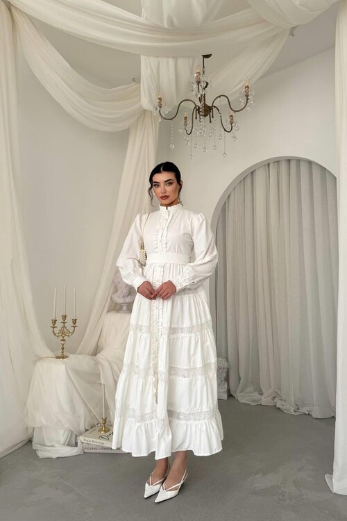 Verno Kemer Detaylı Elbise