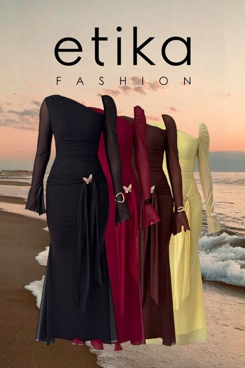 Vesso Broş Detaylı Elbise