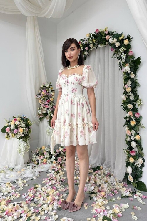 Wıms Düğme Detaylı Elbise