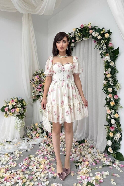 Wıms Düğme Detaylı Elbise