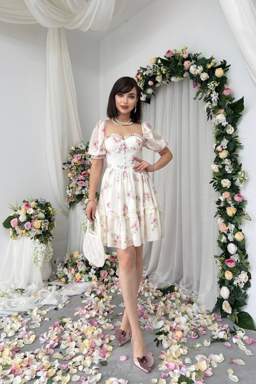 Wıms Düğme Detaylı Elbise