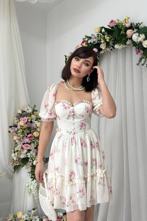 Wıms Düğme Detaylı Elbise