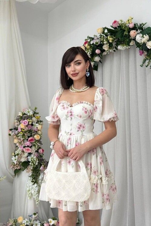 Wıms Düğme Detaylı Elbise