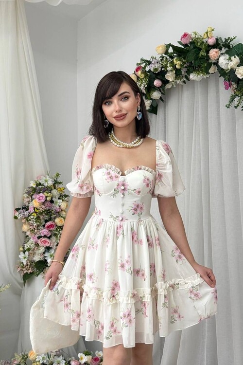 Wıms Düğme Detaylı Elbise