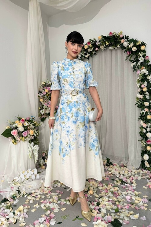 Woly Kemer Detaylı Elbise