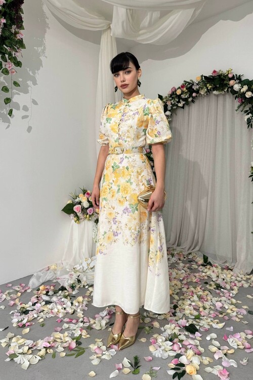 Woly Kemer Detaylı Elbise