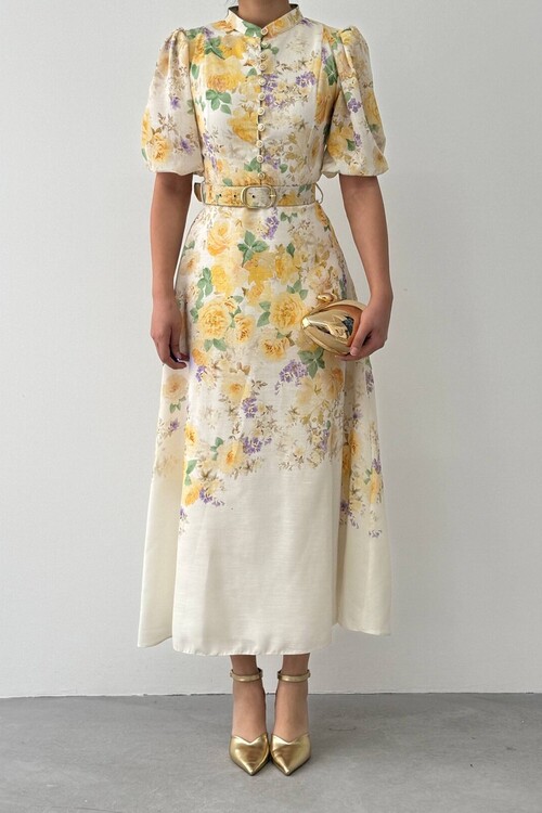 Woly Kemer Detaylı Elbise