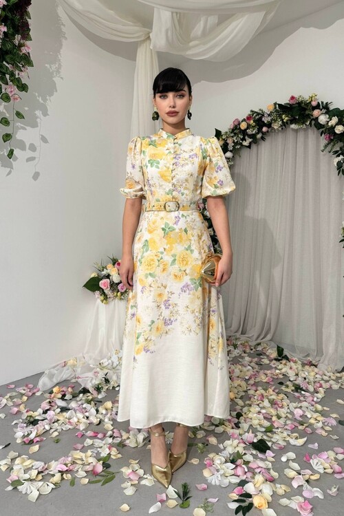 Woly Kemer Detaylı Elbise