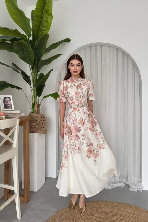 Woly Kemer Detaylı Elbise