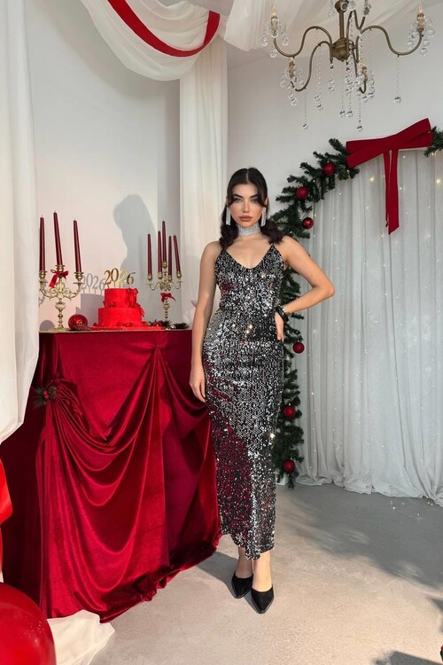 Zexa Sırt Detaylı Elbise