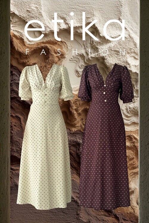 Zoen Düğme Detaylı Elbise