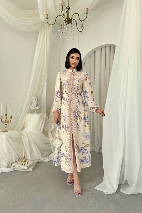 Zorya Düğme Detaylı Elbise