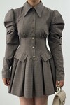 Burne Mini Elbise