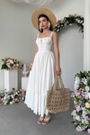 Ceck Midi Elbise