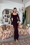 Cesam Gül Detaylı Elbise