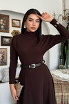 Dina Kemer Detaylı Elbise